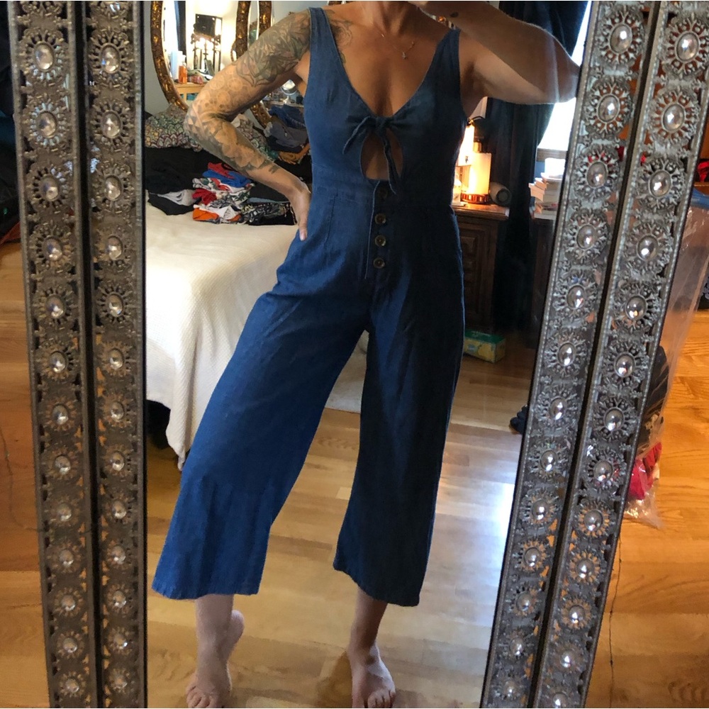 Beautiful denim jumpsuit 100% cotton size S